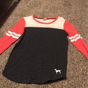 PINK 3/4 sleeve shirt xs